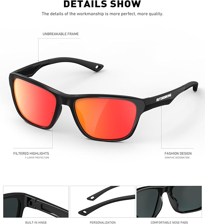 Polarized Running Sunglasses for Women Mens Sun Glasses for Cycling Fishing Driving Golf UV Protection