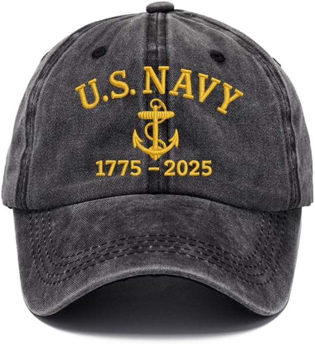 USA 250th Anniversary Hat, Adjustable 250th Anniversary Printed Patriotic Baseball Caps, Tribute Retro Washed Hat