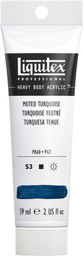Liquitex Professional Heavy Body Acrylic Paint, 2-oz Tube, Muted Turquoise by Liquitex