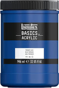Liquitex BASICS Acrylic Paint, 946ml Jar, Primary Blue by Liquitex
