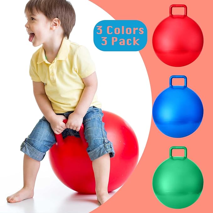 Lewtemi 3 Pcs 18 Inch Bouncing Ball - Image 2