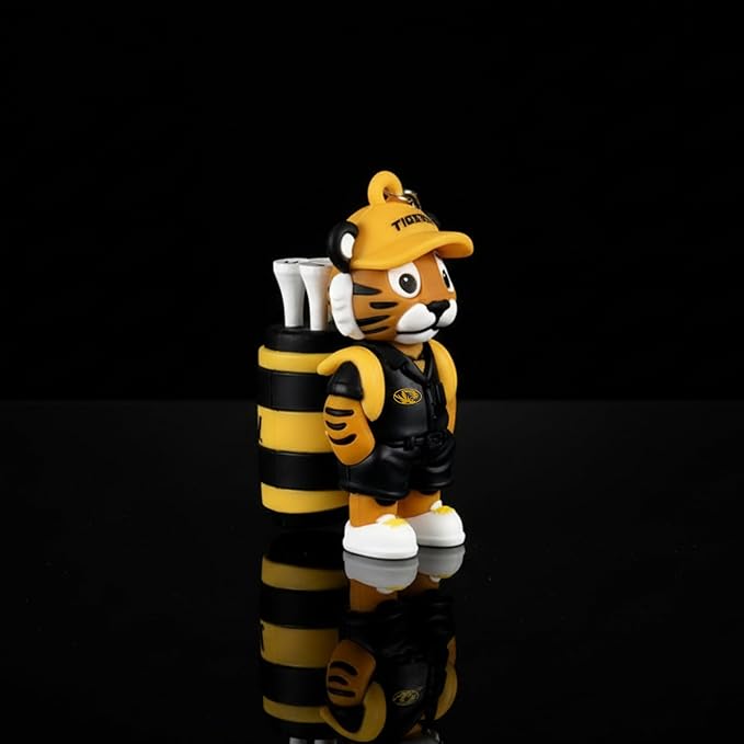 NCAA Mascot Golf Tee Holders, Includes 8 Golf Tees, Fun Golf Accessory, Stylish Golf Bag Add-On, Unique Golf Gift for Men & Women