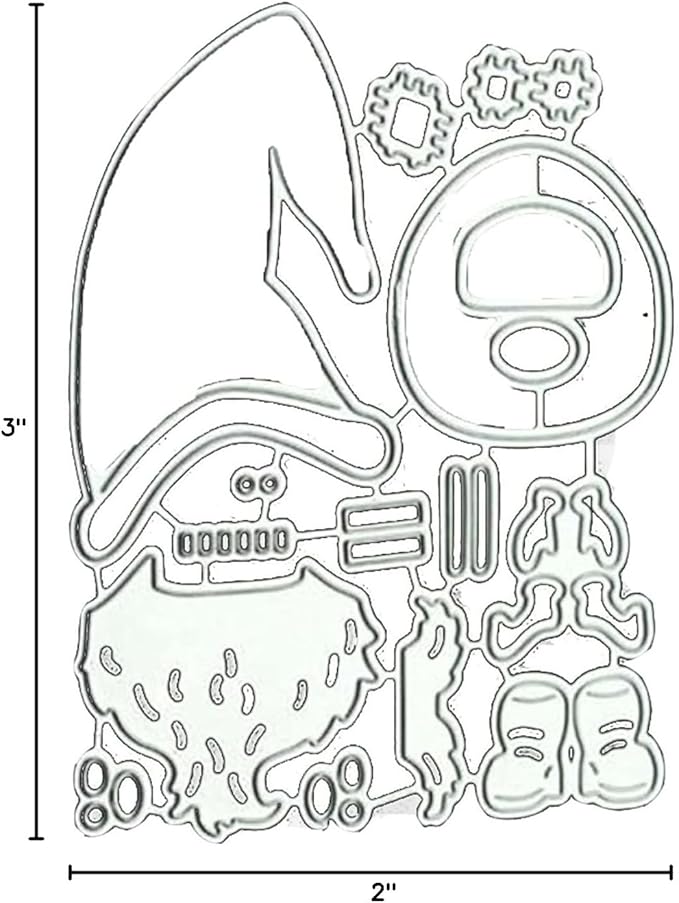 Metal Cutting Dies DIY Merry Christams Embossing Stencil Template Scrapbooking - Image 7