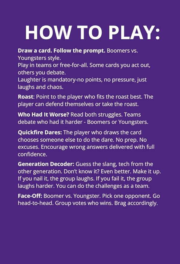 SHIMANY Over The Hill Hilarious Party Card Game - Image 3