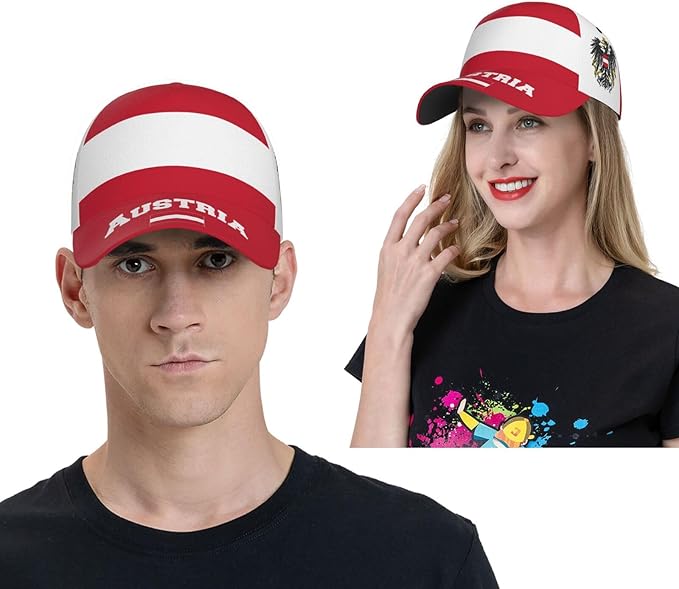 National Flags Baseball Cap for Men Women, Fashion Adjustable Sun Protection Visor Caps Trucker Hat Patriotic Caps