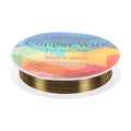 HARFINGTON 49ft Jewelry Wire, 28 Gauge Brass Craft Soft Metal Tarnish Resistant by HARFINGTON