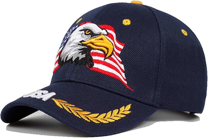 USA Flag Baseball Cap American Patriotic Trucker Hat Father Dad Mother Mom Adjustable Sportswear Hat for Men Women Adults