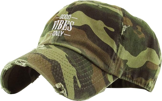 Rose Flowers Love Good Vibes Men Women Dad Hat Baseball Cap Adjustable Unisex