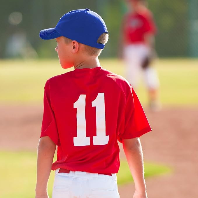 Shyyween Kids Baseball Caps Youth Adjustable Plain Baseball Hats Cotton Blank Hats Bulk for Girls Boys Sport Team