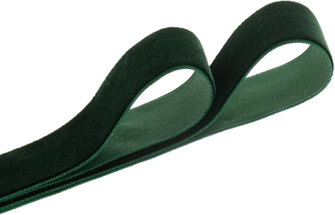 Vintage Hunter Green Velvet Ribbon, 1 Inch X 25Yd - Image 2