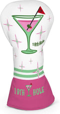Golf Club Head Covers for Men Women, PU Leather Golf Headcover for Driver Fairway Wood and Hybrid, Funny Golf Accessories