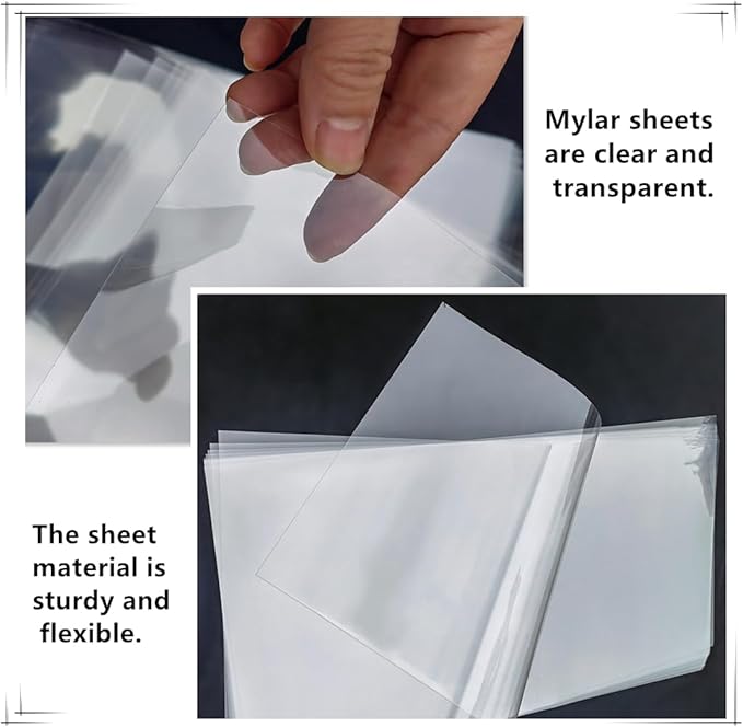 10 Sheets 6 mil Acetate Mylar Sheet 12 x 24 inch Transparent PET Blank Stencil - Image 2