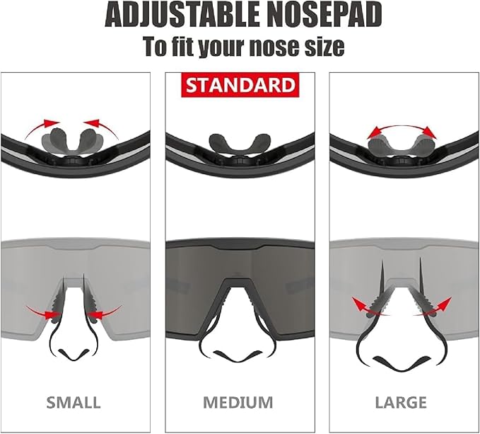 Eazyrun Kids Polarized Sports Sunglasses for Age 8-12 Youth Baseball Softball Cycling Glasses UV Protection for Boy Girl