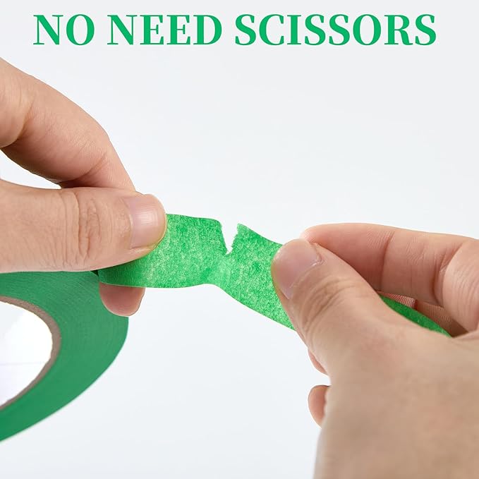 Premium Green Masking Tape, Painters Tape, DIY Paper Arts & Crafts, Spraying - Image 4