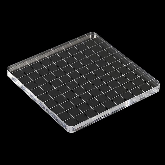 PATIKIL 4" x 4" Acrylic Stamp Block - Image 4