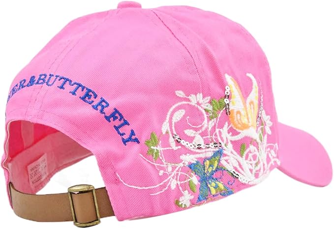 Trucker Hats California H Womens Hat Trendy Creativity Flowers Butterfly Sequins Embroidered Baseball Cap