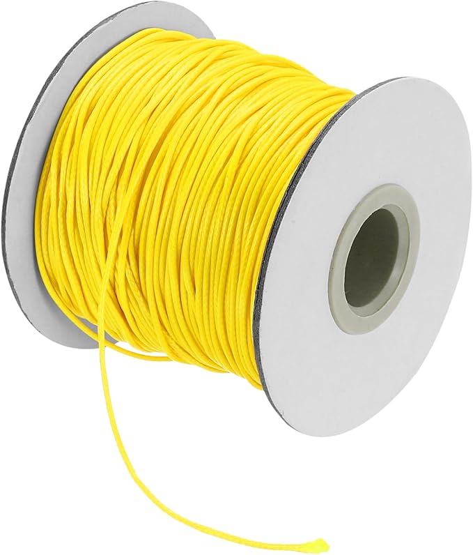 MECCANIXITY Waxed Cord 1mm Waxed Thread 87 Yard Wax String Leather Cord by MECCANIXITY