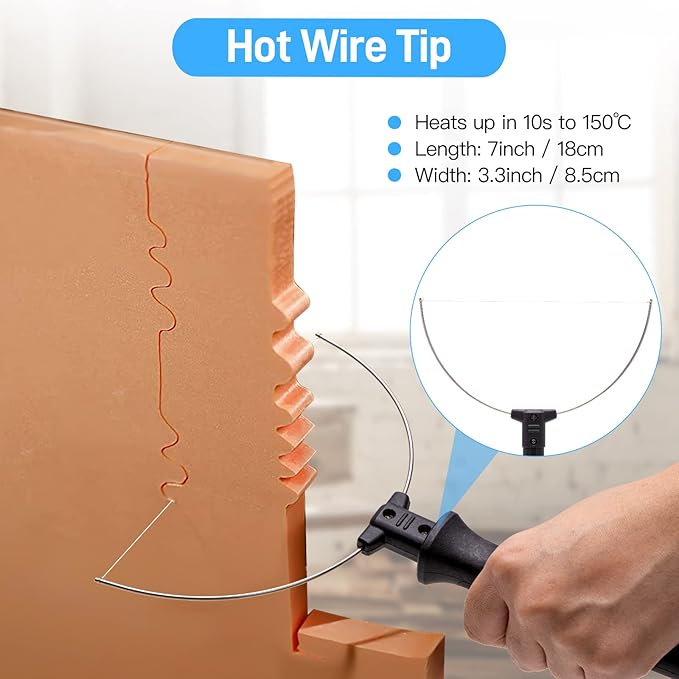 Hot Wire Foam Cutter, 4 in 1 Electric Hot Knife Foam Cutting Tool, 100-240v / - Image 3
