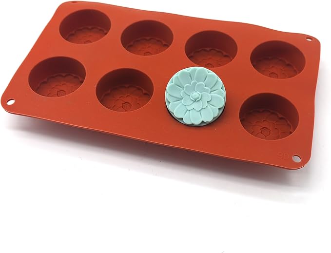 X-Haibei Flower Round Circle Silicone Mold by X-Haibei