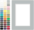 Poster Master Silver Matboard – 4-Ply Acid-Free Picture Mat Board by PosterMaster