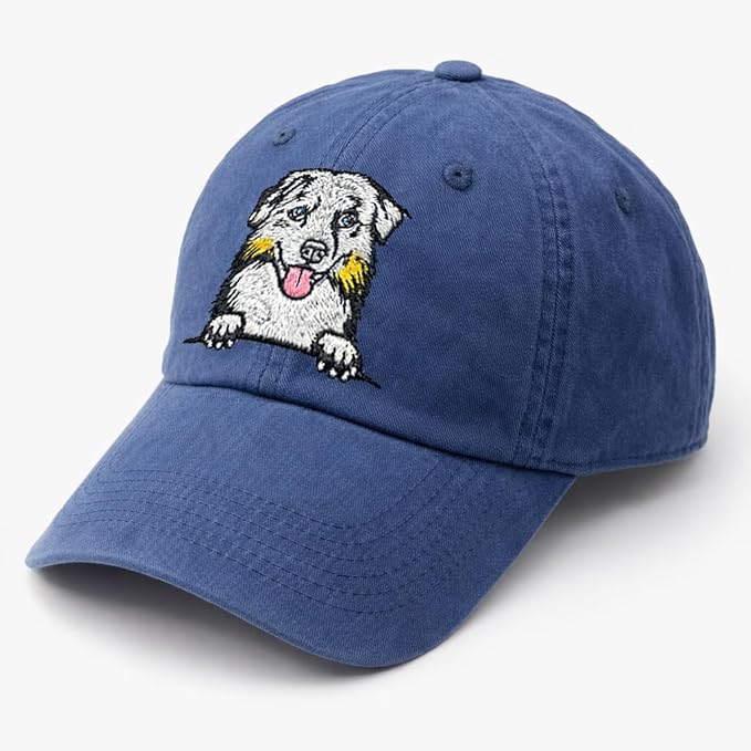 Pet Dog Lover Gifts,Embroidered Dog Baseball Hats for Men Women Dad Mom