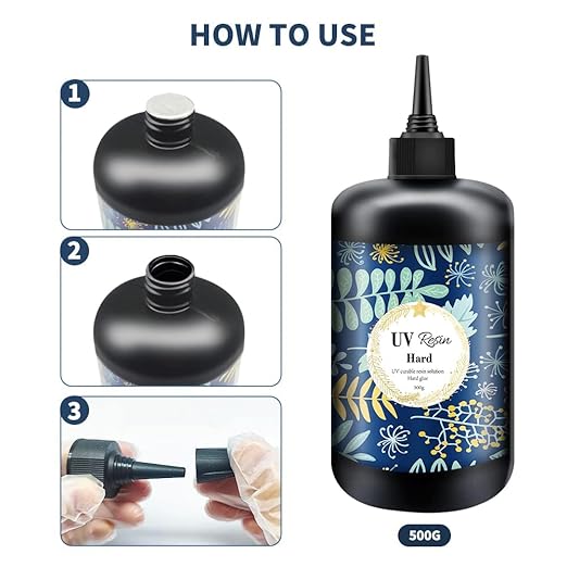 Crystal Clear Hard UV Resin Upgraded Formula Ultraviolet Fast Curing - Image 5