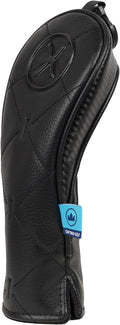 Craftsman Golf Modern Style Premium Black Golf Headcover for 3 5 7 Woods and Driver Hybrids