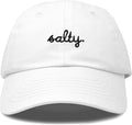 DALIX Salty Embroidered Cotton Beach Baseball Cap Adjustable Dad Hat Womens