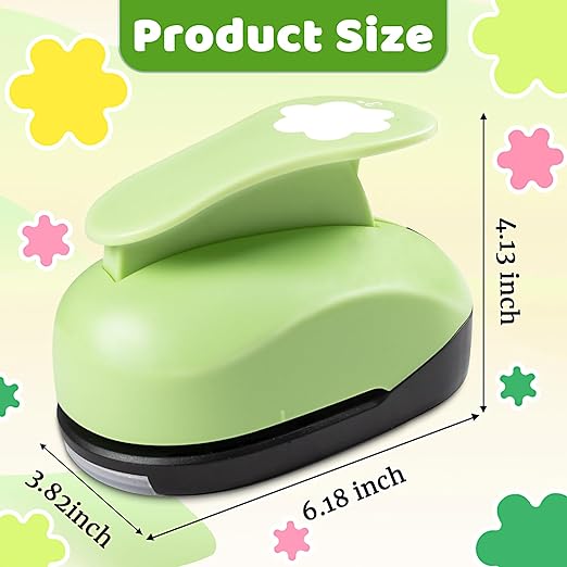 Flower Hole Punch 3 inch Punch Flower Craft Paper Puncher Flowers Scrapbooking - Image 7