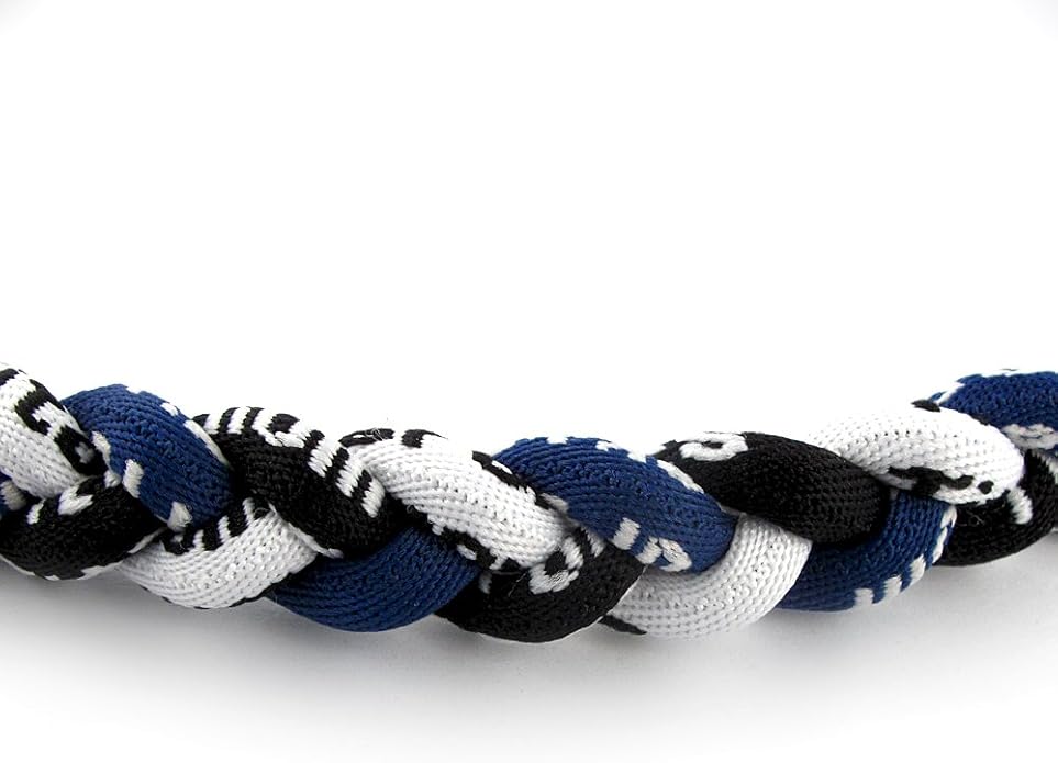 MapofBeauty 18 Inch Three Colors Fashion Three Braided Rope Tornado Necklace