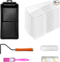 4-inch Paint Roller Tray Set, Foam & Microfiber Paint Roller, Roller Frame by Greatandrew