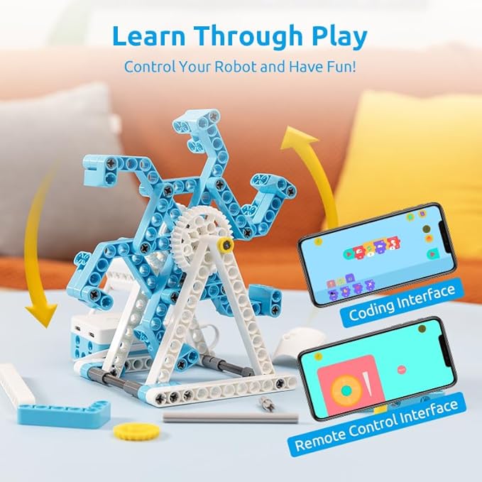 WhalesBot D1 21-in-1 STEM Coding Robot Kit - Image 5