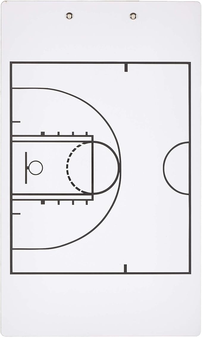 Murray Sporting Goods Dry Erase Coaches Clipboard | Double-Sided Dry Erase White Board