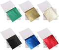 KINNO Gold Leaf Sheets, 600 Pieces Multipurpose 6 Colors Gilding Paper Leaf by KINNOGOLDLEAF