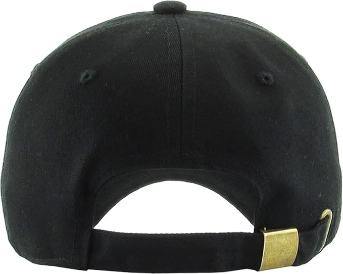 KBETHOS Classic Unisex Cotton Adjustable Low Crown Baseball Cap – Plain Dad Hat