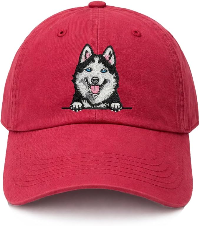Pet Dog Lover Gifts,Embroidered Dog Baseball Hats for Men Women Dad Mom