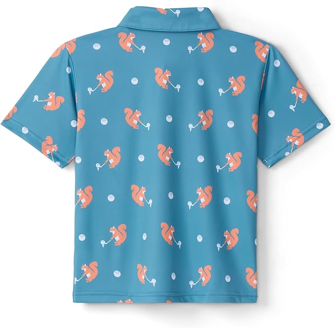 Tipsy Elves Kids and Toddlers Golf Shirts - Athletic Comfort Fit with Quick Dry Material