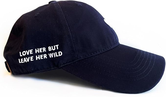 Atticus Poetry Hat, Embroidered Brushed Cotton Women’s Baseball Hat Unisex Fit, Adjustable One Size