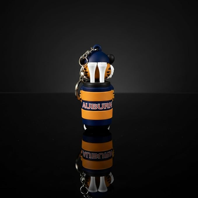NCAA Mascot Golf Tee Holders, Includes 8 Golf Tees, Fun Golf Accessory, Stylish Golf Bag Add-On, Unique Golf Gift for Men & Women