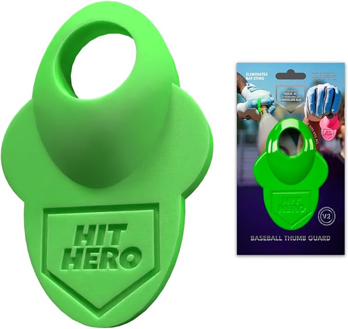 Baseball Thumb Guard, Batters Batting Grip, Finger Guard, Accessory, Batting Protection, Reduce Bat Sting, Hitter, Tool, Bat, Hitting Accessory