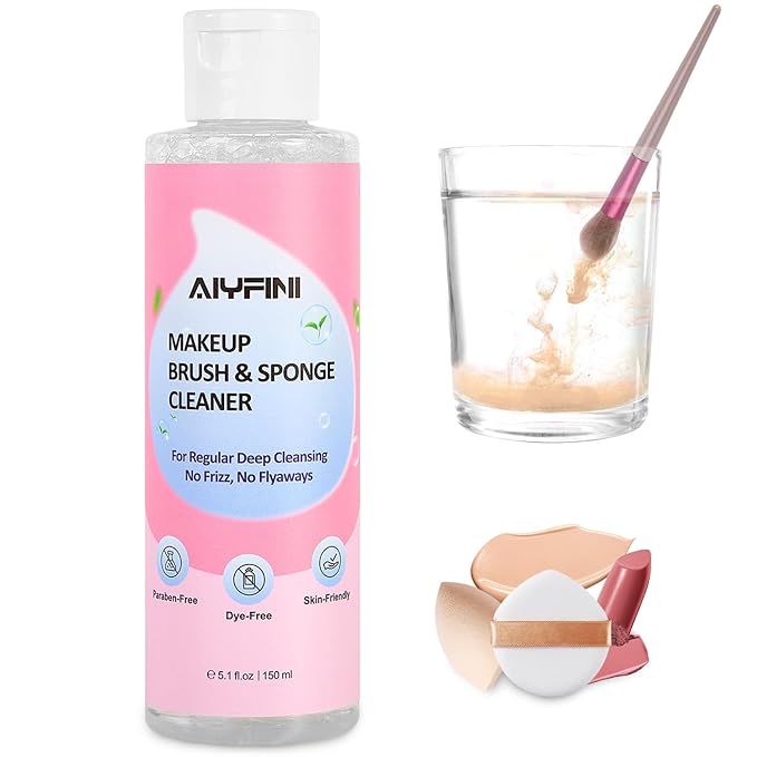 Alyfini Makeup Brush & Sponge Shampoo, Ultra Concentrated, Deep Clean by ALYFINI