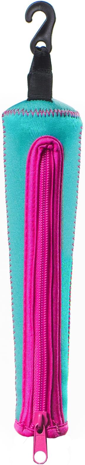 Handle Cover - Baseball Bat Cover Sleeve Protects Vehicle & Bat Grip - Batting Gloves & Helmet Companion with Zippered Hook - Softball Accessory