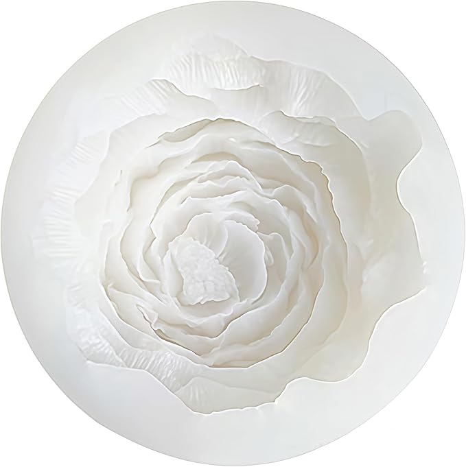 2PCS Peony Rose Flower Candle Silicone Mold Resin Soap Clay Chocolate Jelly - Image 8