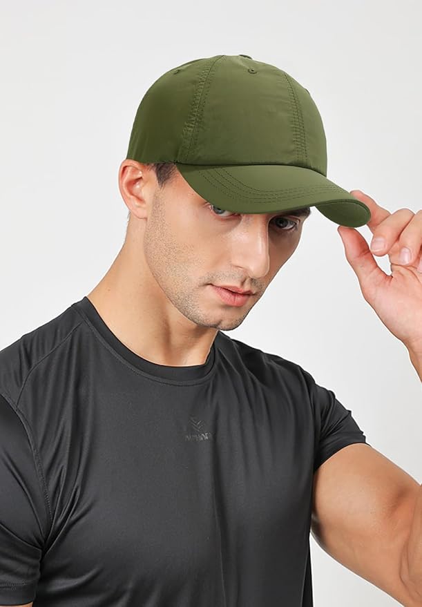 Malaxlx Waterproof Baseball Cap for Men Women Breathable UPF50+ Sport Outdoor Caps Quick Dry Adjustable Rain Hat
