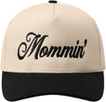 MIRMARU Two-Tone Vintage Canvas Trucker Hats for Men & Women, Adjustable Size Baseball Caps with Trendy Embroidered Design