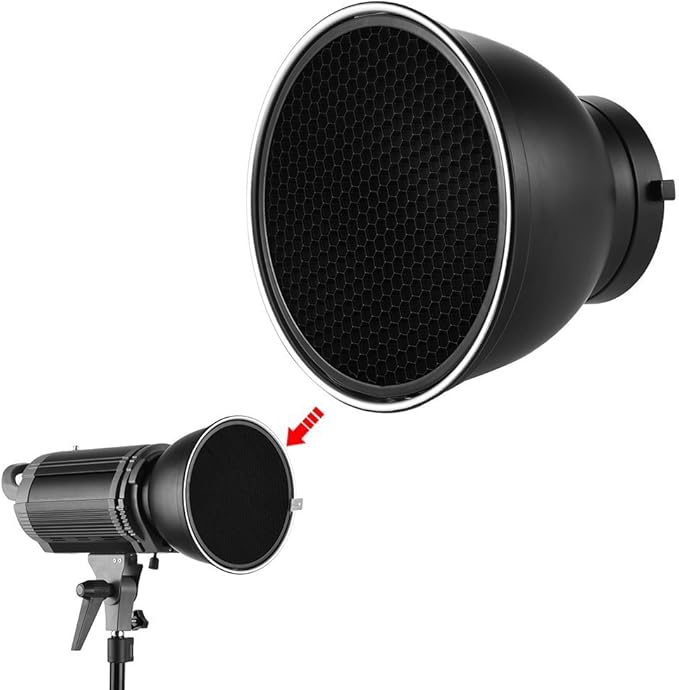 7" Standard Reflector Lamp Shade Dish Diffuser - Image 4