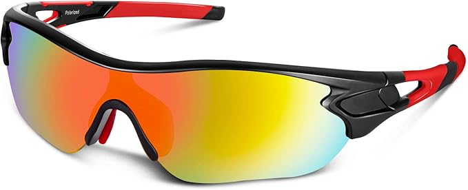 BEACOOL Polarized Sports Sunglasses for Men Women Youth Baseball Cycling Running Driving Fishing Golf Motorcycle TAC Glasses