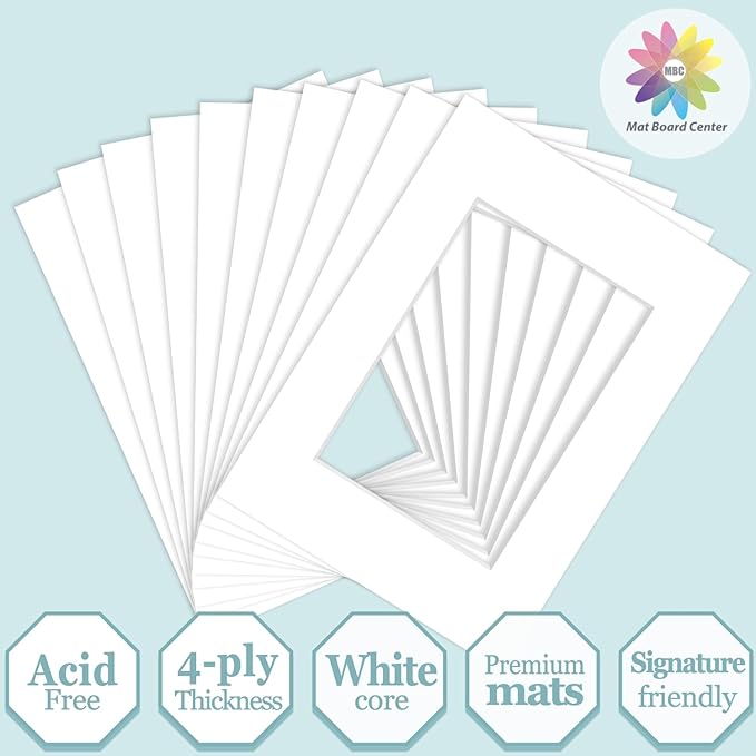 MBC Mat Board Center, 10 Pack 5x7 - Image 2