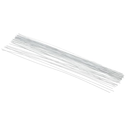 PATIKIL 24 Gauge 16" Floral Stem Wire by PATIKIL