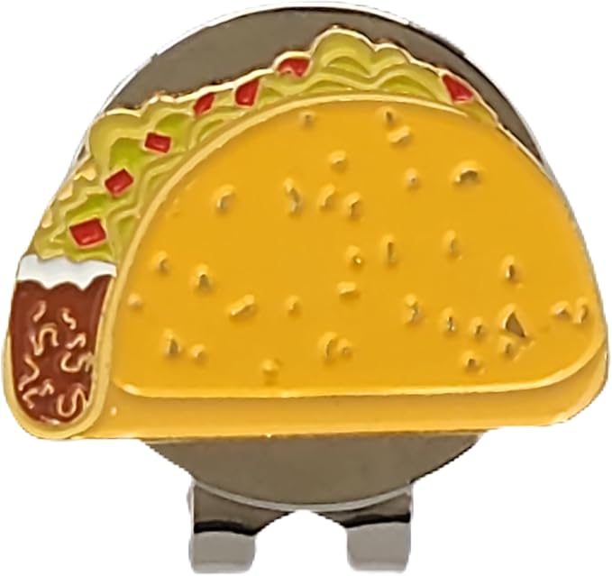 Food & Drink Golf Ball Markers with Hat Clip – Funny Magnetic Golf Accessories & Unique Gifts for Golf Lovers